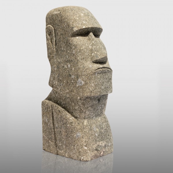 Greenstone Moai Kopf
